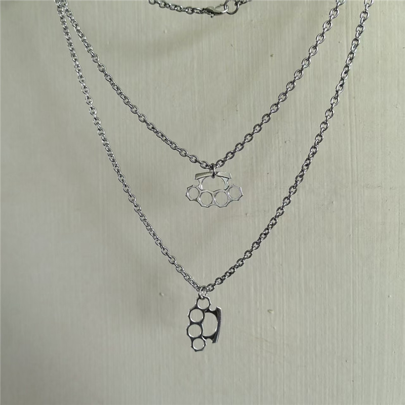 Women Accessories In English - Punk Stainless Steel Women Necklace English