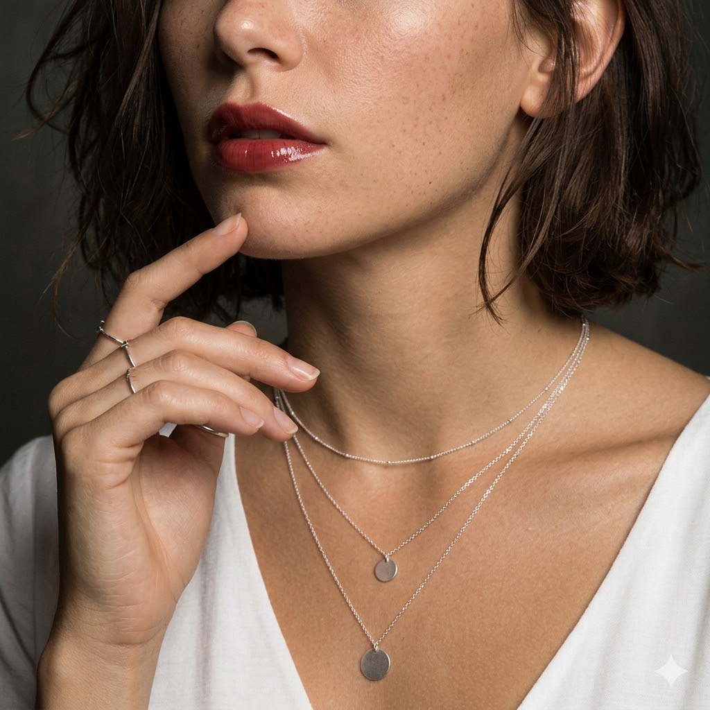 Coin Necklace Delicate - 14K Gold Plated Delicate Layering Necklaces