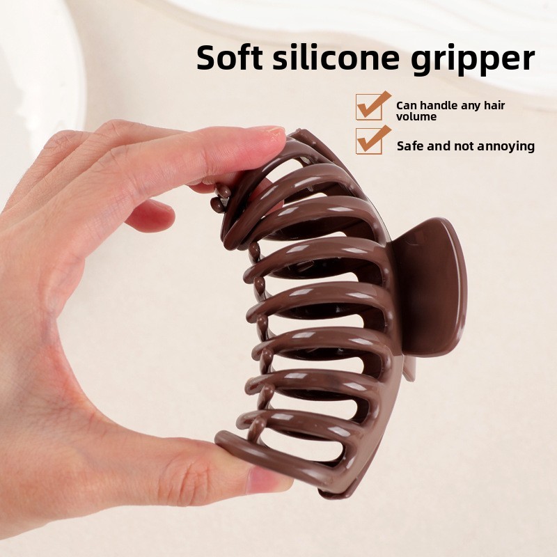 Women Accessories Dropshipping - Soft Silicone Shark Clip Safety Hair