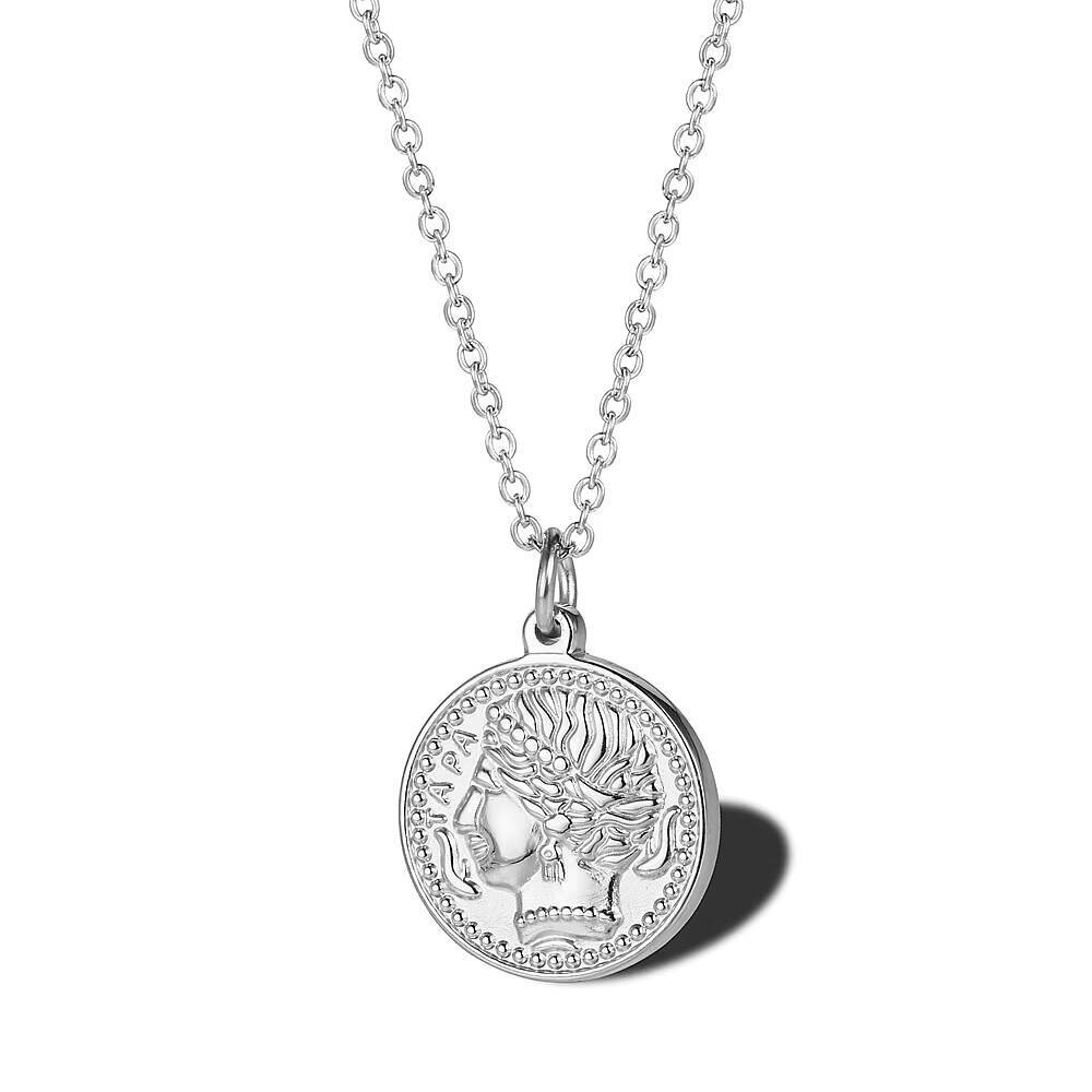 Women Delicate Gold Plated Eli - огляд і ціна Coin Necklace Delicate