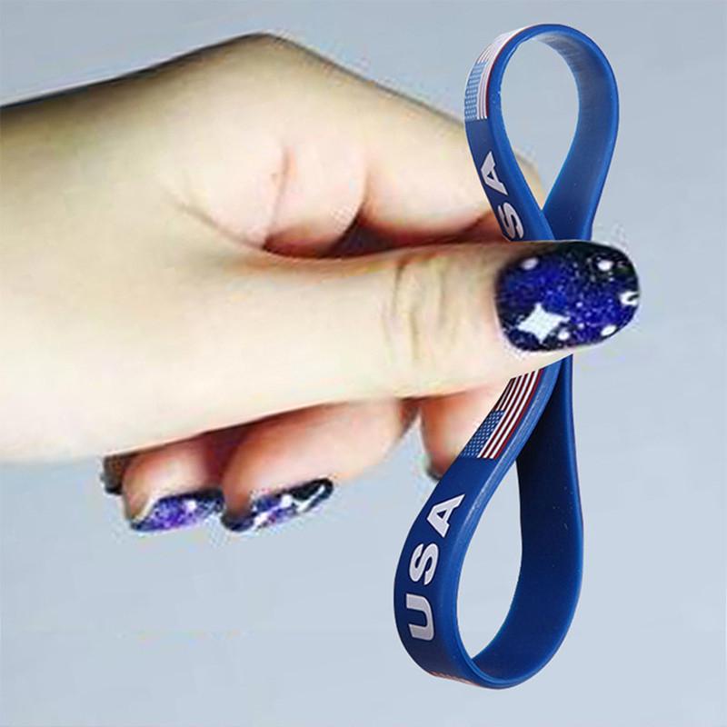 2pcs USA Flag Bracelets for Me - огляд і ціна Women Accessories Usa