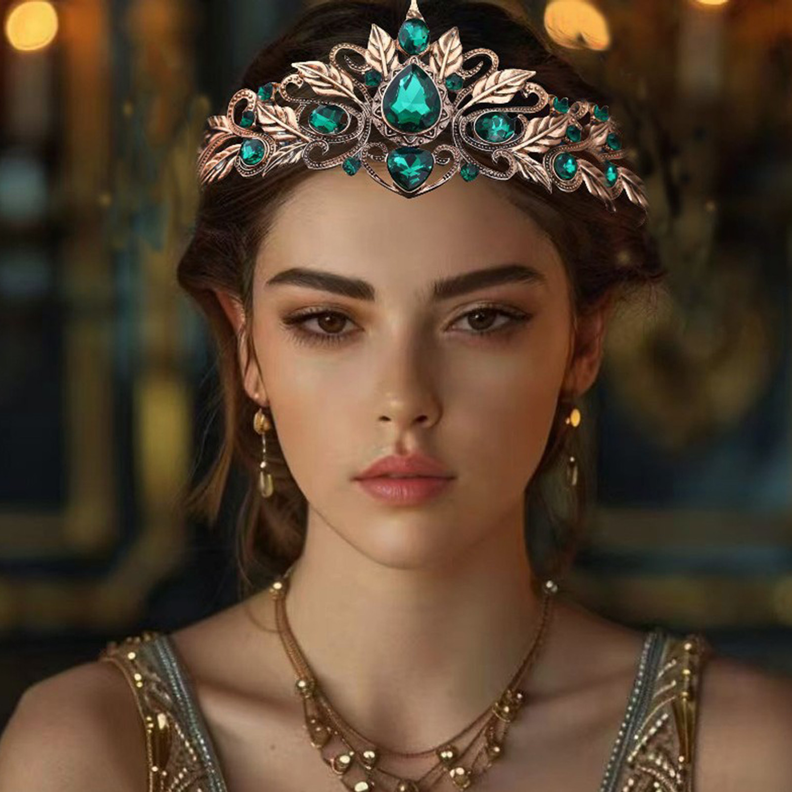 Baroque Style Round Tear Drop  - огляд і ціна Women Accessories Dropshipping