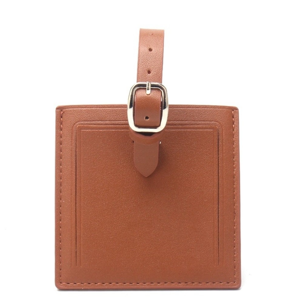 Square Leather Luggage Labels  - огляд і ціна Women Accessories Name