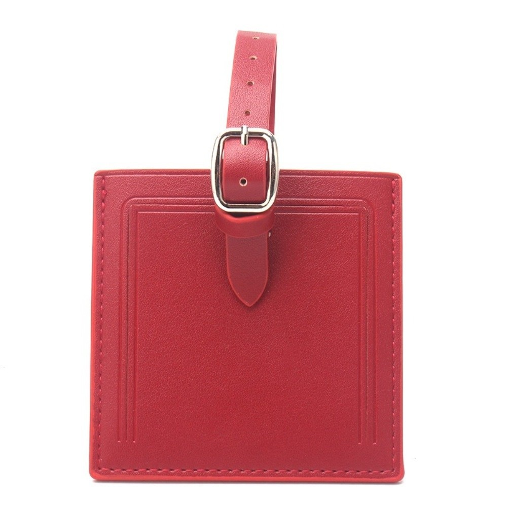 Square Leather Luggage Labels  - огляд і ціна Women Accessories Name