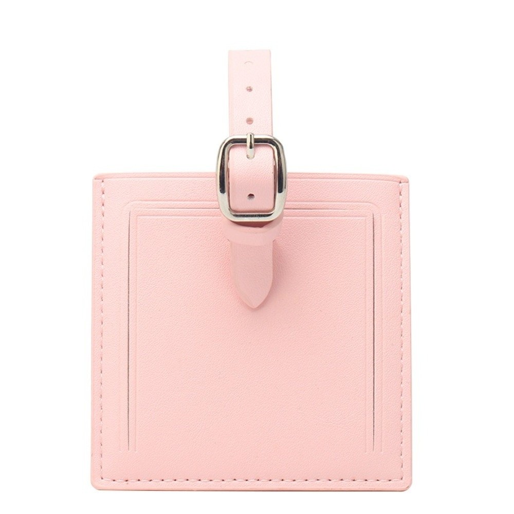 Square Leather Luggage Labels  - огляд і ціна Women Accessories Name