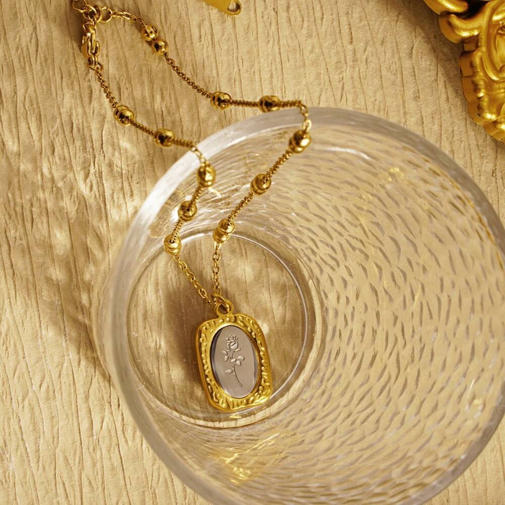 Stainless Steel Fashion Rose F - огляд і ціна Coin Necklace Delicate