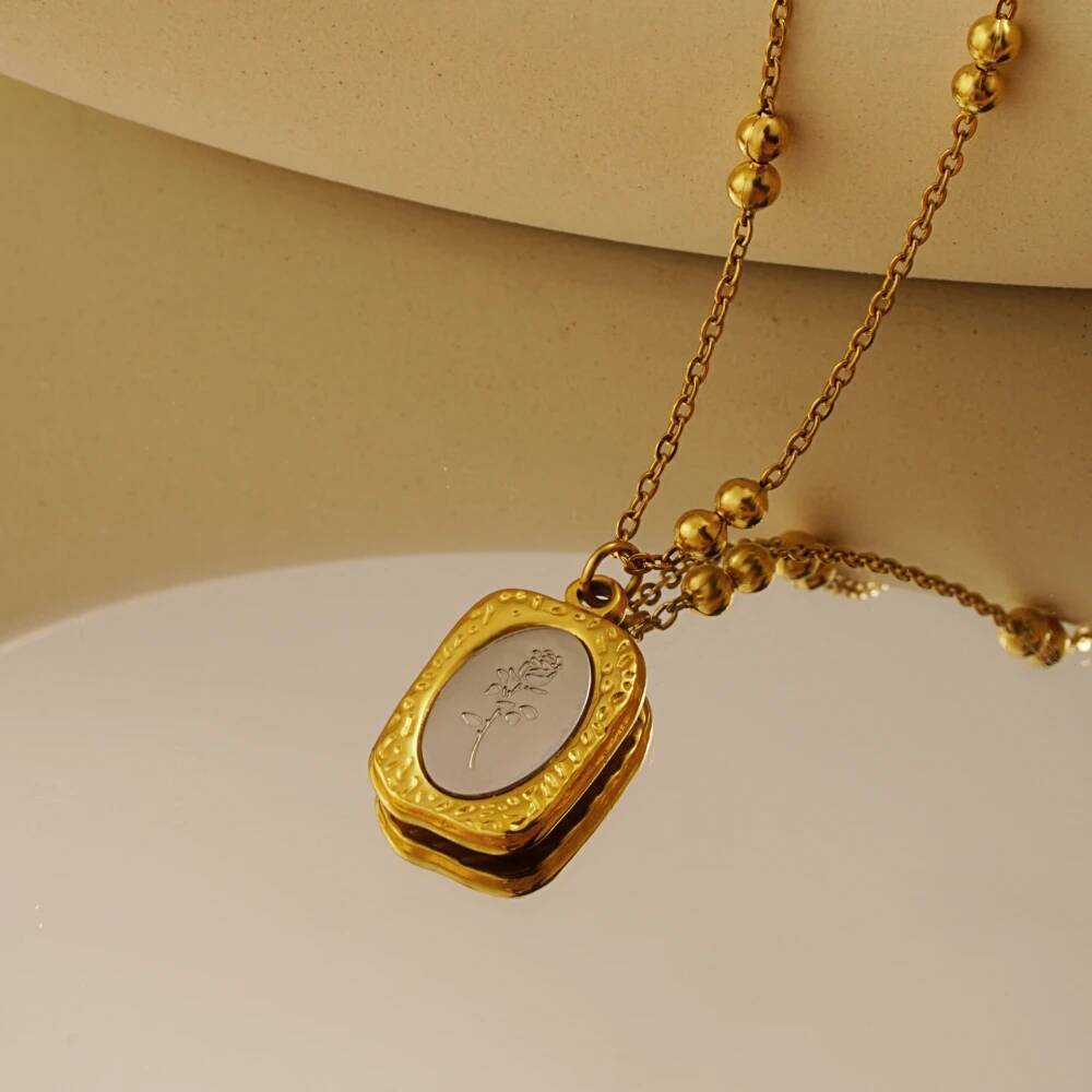 Stainless Steel Fashion Rose F - огляд і ціна Coin Necklace Delicate
