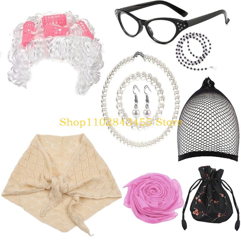 49MC Old Lady Cosplay Costume  - огляд і ціна Women Accessories Description