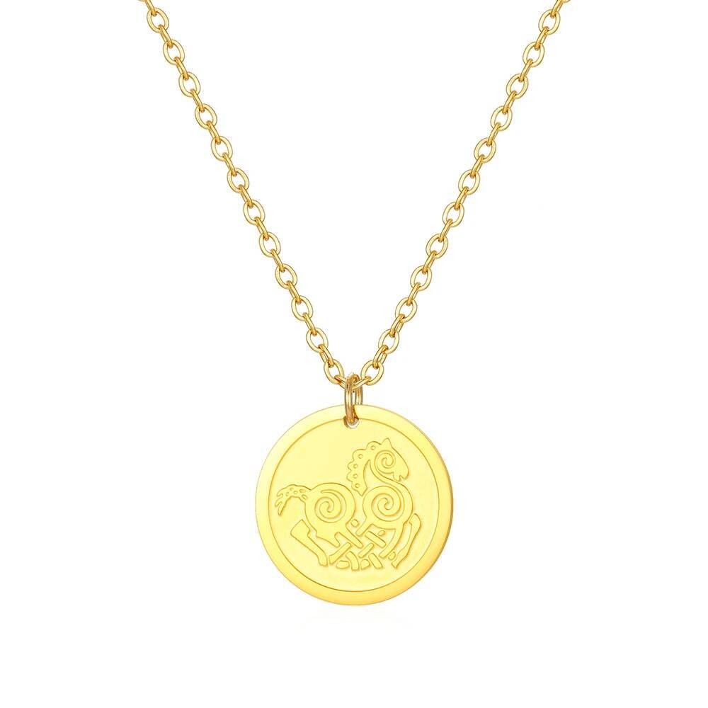 Stainless Steel Fashion Women  - огляд і ціна Coin Necklace Delicate