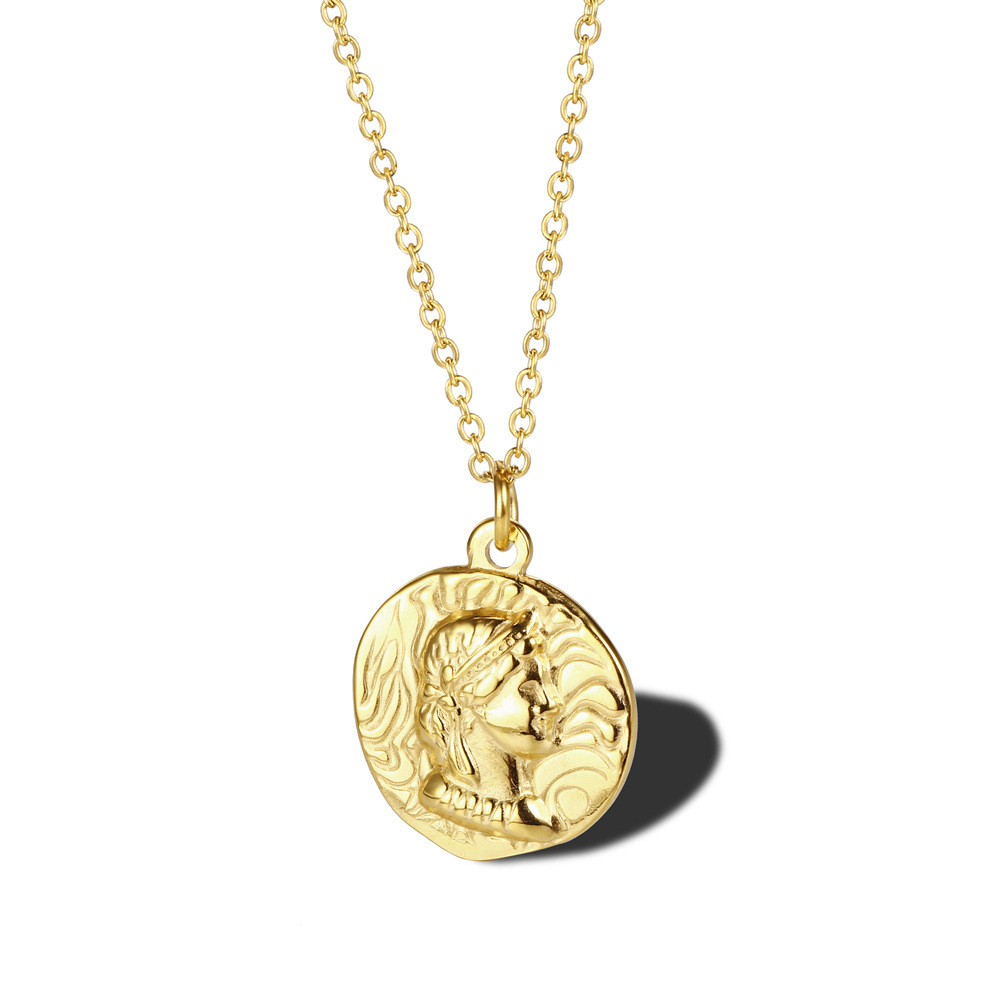 Gold Plated Queen Elizabeth Po - огляд і ціна Coin Necklace Delicate
