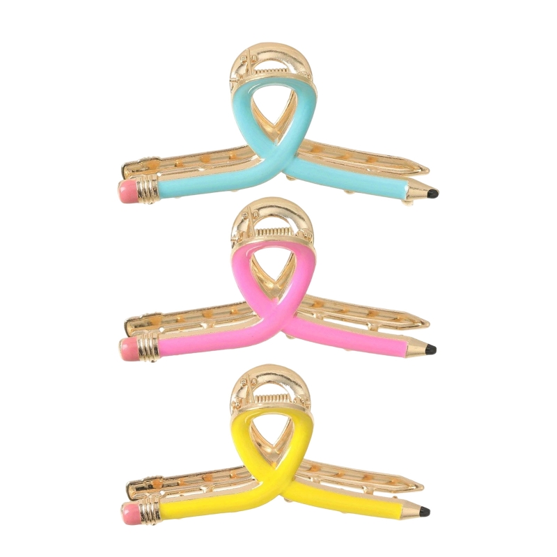 3PCS Metal Pencil Hair Claw Cl - огляд і ціна Women Accessories Description