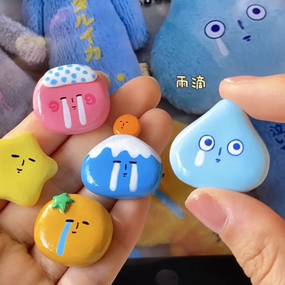 INS Crying Face Hairclips Cart - огляд і ціна Women Accessories Dropshipping