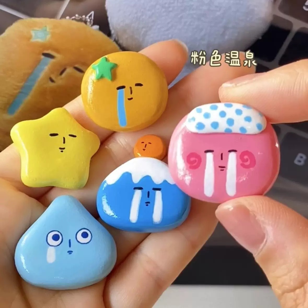 INS Crying Face Hairclips Cart - огляд і ціна Women Accessories Dropshipping