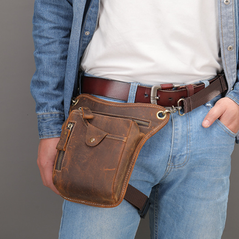Vintage Pu Leather Waist Pack  - огляд і ціна Women Electronic Accessories