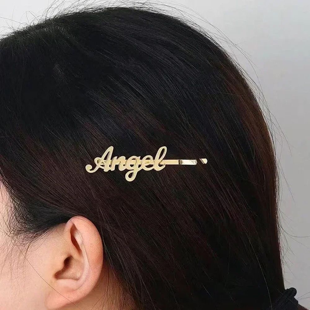 Custom Name Hair Clips Fashion - огляд і ціна Women Accessories Name