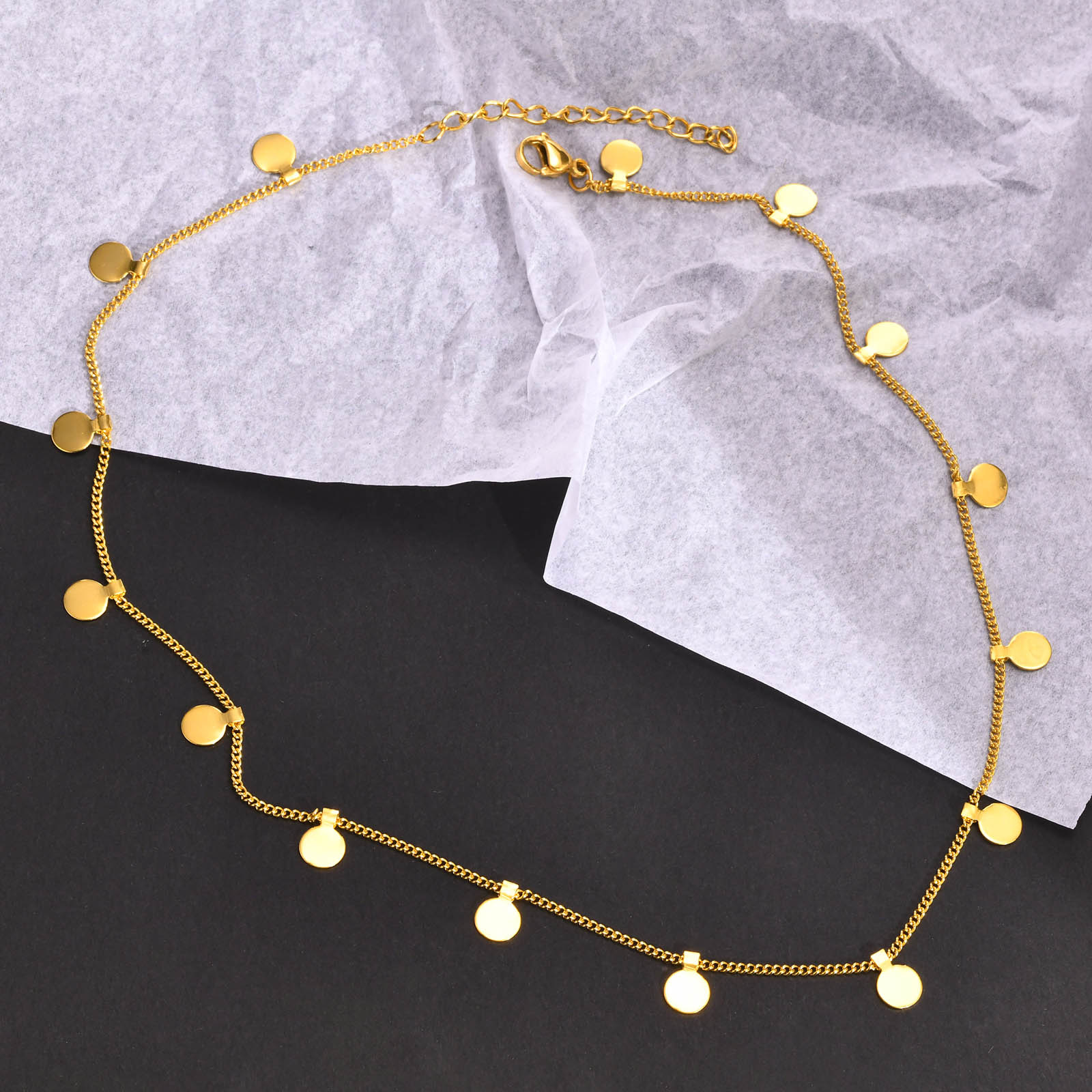 Delicate Small Multiple Coins  - огляд і ціна Coin Necklace Delicate