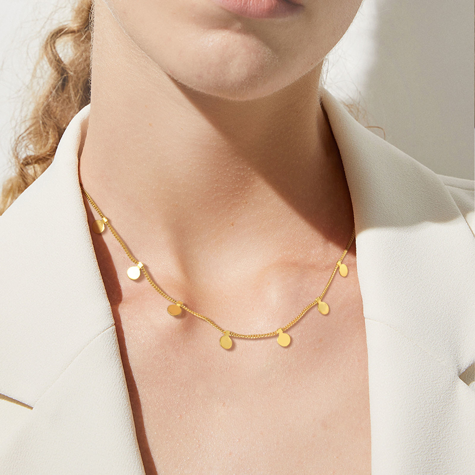 Delicate Small Multiple Coins  - огляд і ціна Coin Necklace Delicate