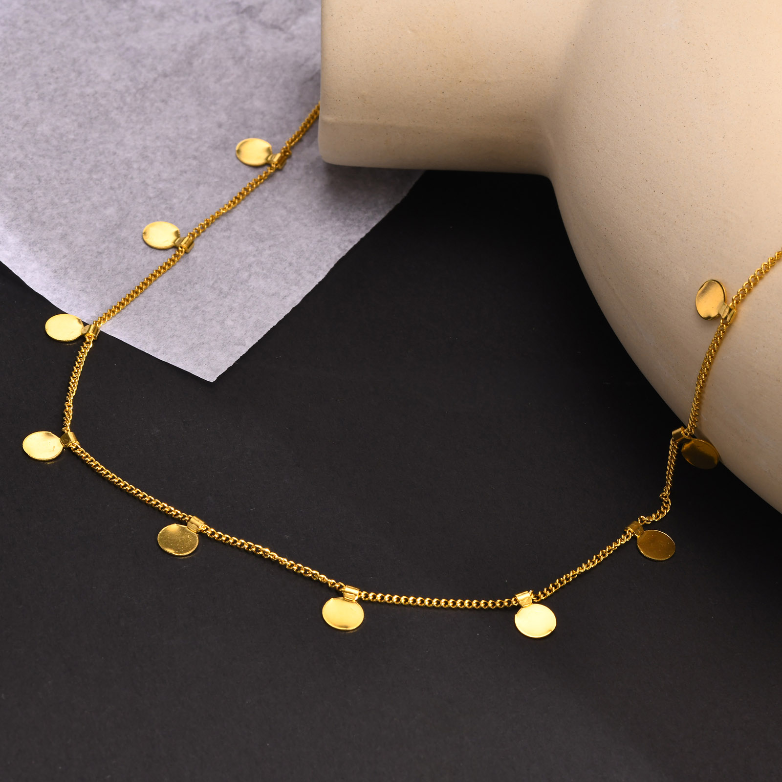 Delicate Small Multiple Coins  - огляд і ціна Coin Necklace Delicate